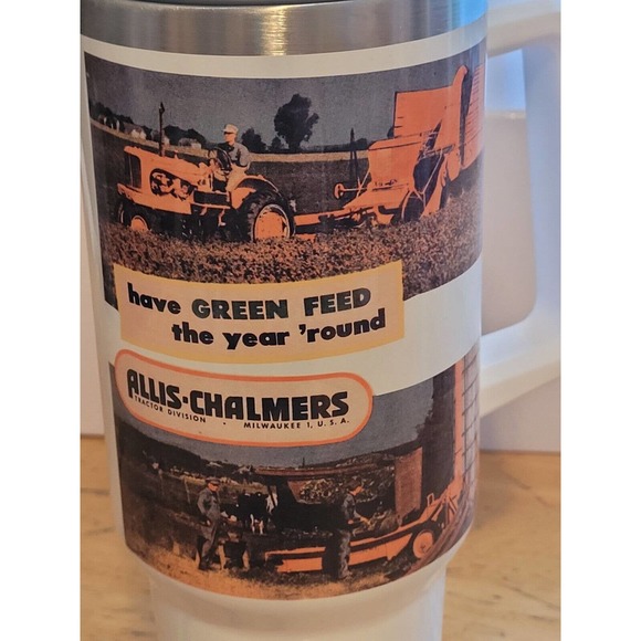 40 Ounce Tumbler Allis Chalmers Green Feed Stainless Steel - Picture 1 of 3
